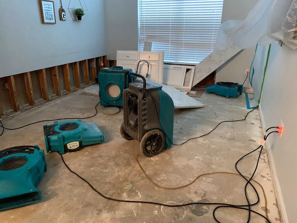 Dehumidifier in flood-cut room for Water Extraction & Removal in Hagerstown